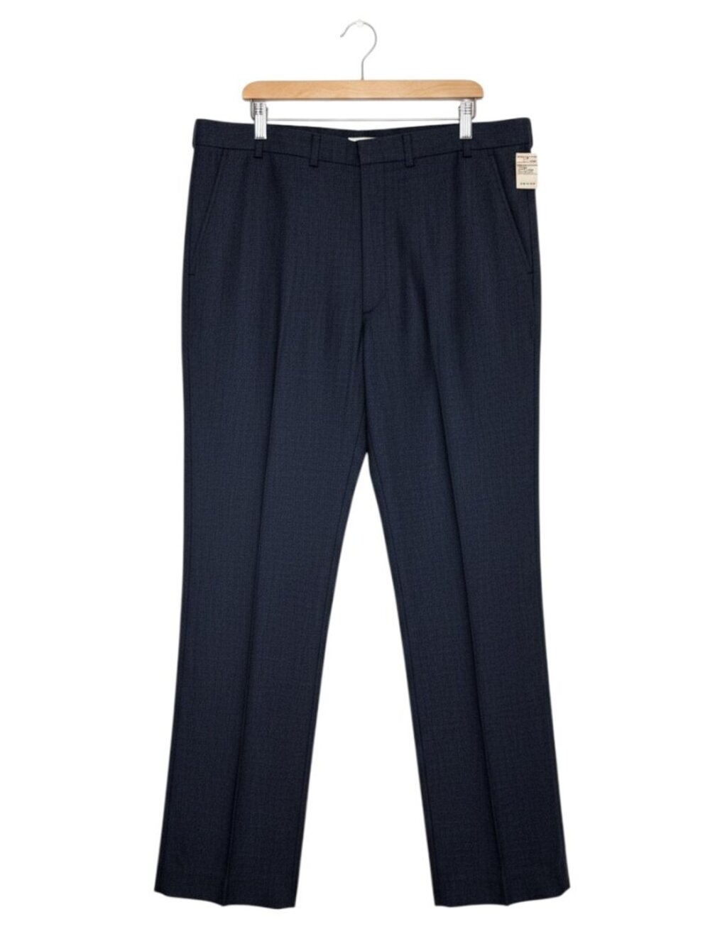 Daks Dress Pants Slacks Straight Leg Men Blue 38 x 32 NWT